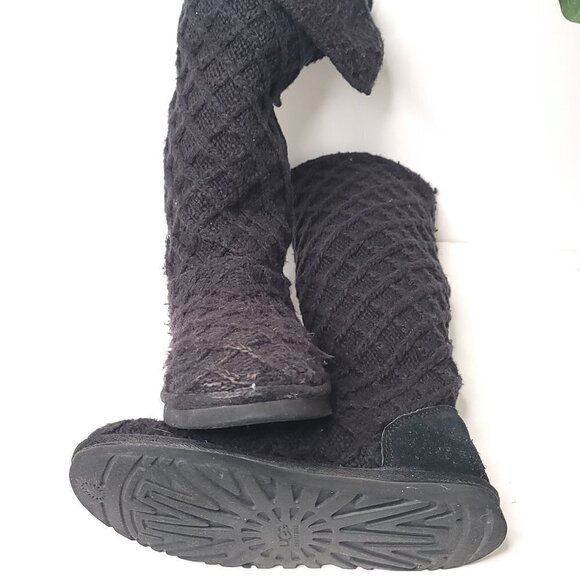 UGG Lattice Cardi Button Detailed Knit Boots - Picture 6 of 8